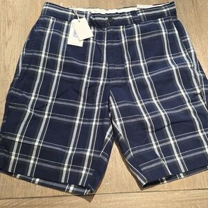 OOBE Bristol Navy Green Plaid Preppy Shorts sz 32 NWT‎ $98